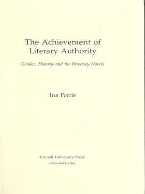 cover image of The Achievement of Literary Authority